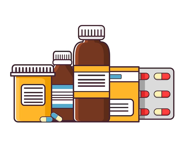 Médicaments Médicaments Pilules Et Flacons Soins De Santé Hospitaliers Et Pharmacie Préparations Pharmaceutiques