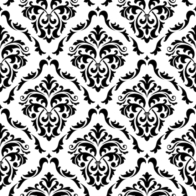 Médiévale floral sans soudure de fond
