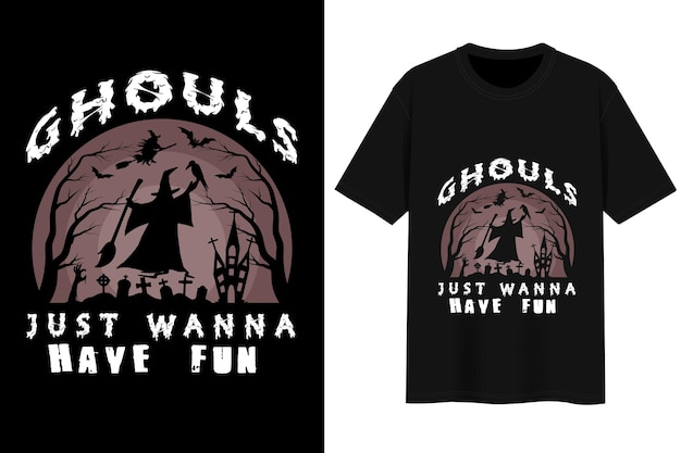 Meilleur Design De T-shirt D'halloween.