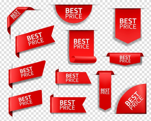 Meilleur prix Web tag, bannière et coins