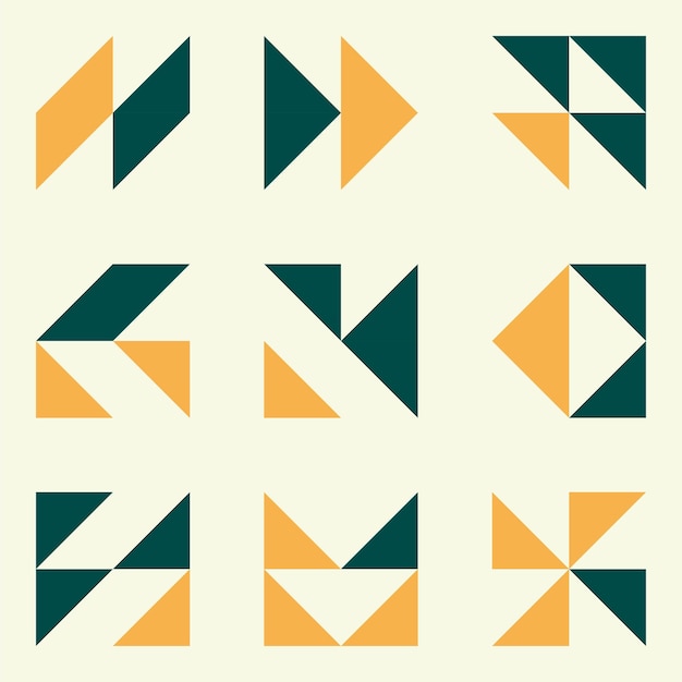 Memphis Abstrait Style Blanc