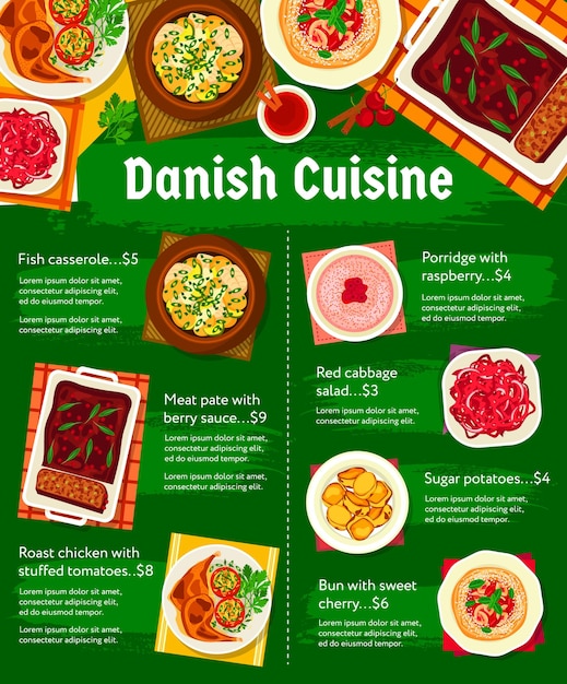 Menu, Plats Et Repas De La Cuisine Danoise