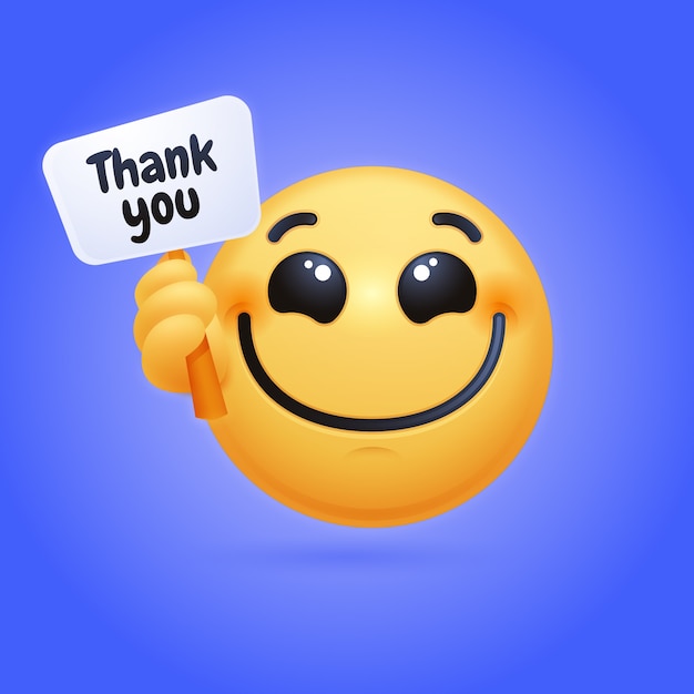 Merci pour l'illustration emoji
