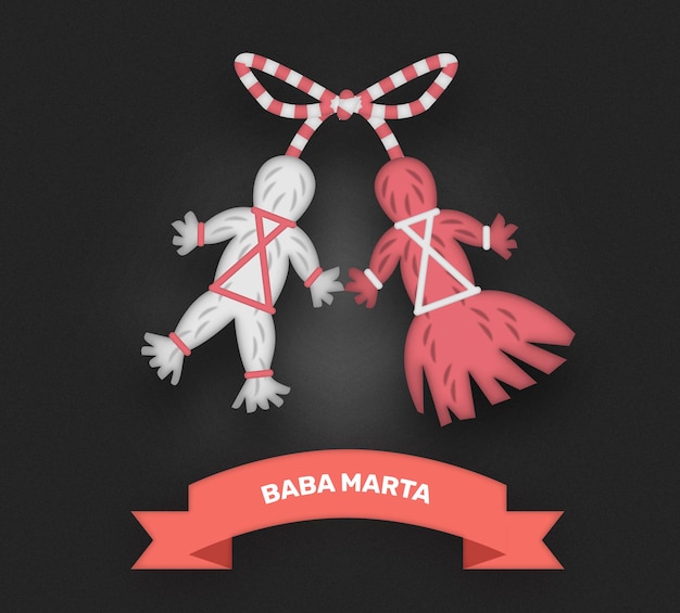 Message vectoriel Baba Marta Dols