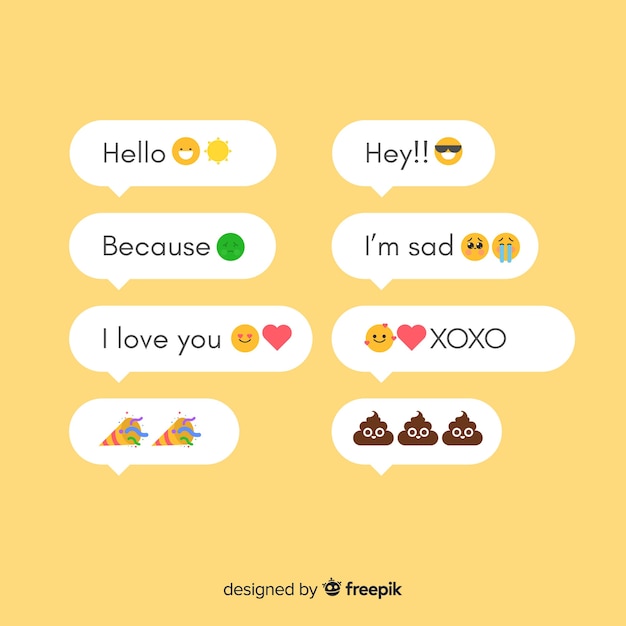 Messages Avec Des Emojis