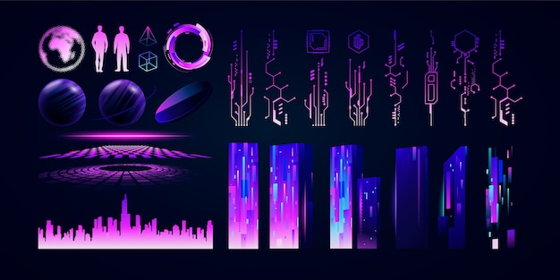 Metaverse défini dans le style gradient