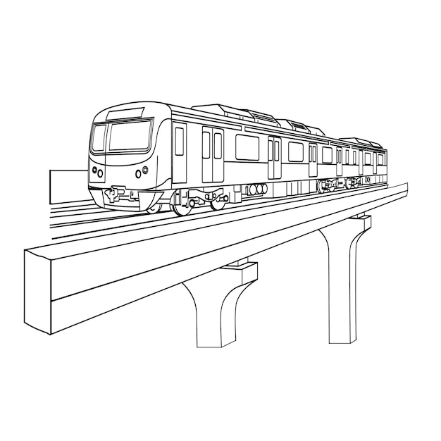 Vecteur le métro de dhaka