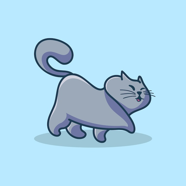 Mignon, Chat, Dessin Animé, Mascotte