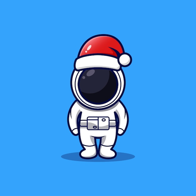 Mignon De Mascotte D'astronaute De Noël