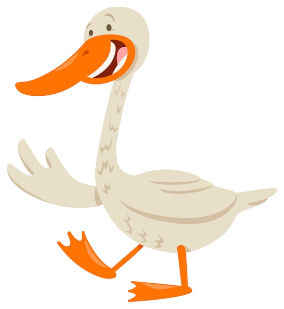 mignon personnage d&#39;animal d&#39;oie