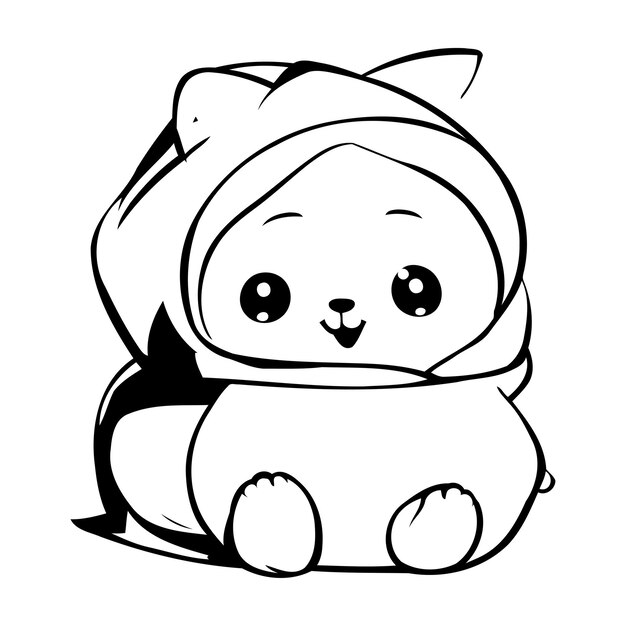 Mignon Petit Chien Dessin Animé Illustration Vectorielle Conception Graphique Illustration Vectorielle Conception Graphique