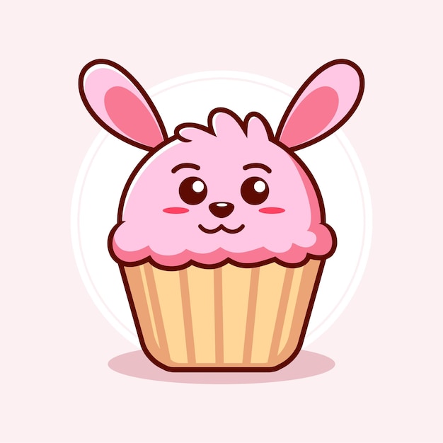 Mignon, Petit Gâteau, Lapin, Illustration