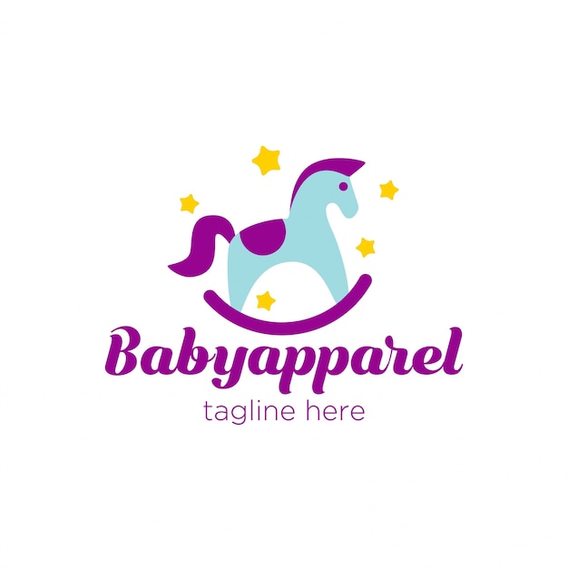 Mignon Petit Logo De Vêtements De Bébé