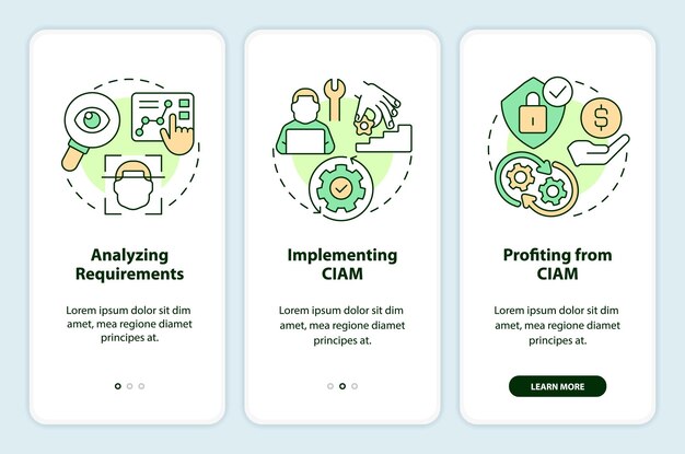 Mise en œuvre de l'écran de l'application mobile d'intégration CIAM