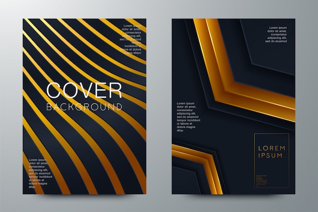 Mise en page de liant abstraite. Couverture de brochure blanche