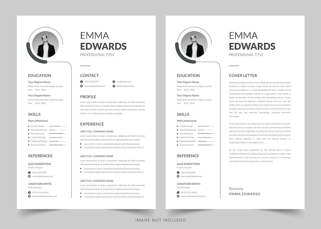 Mise en page propre du CV et de la lettre de motivation