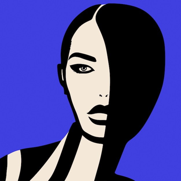 mode, modèle, illustration, femme, art
