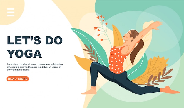 Mode De Vie Sain Et Concept De Yoga.