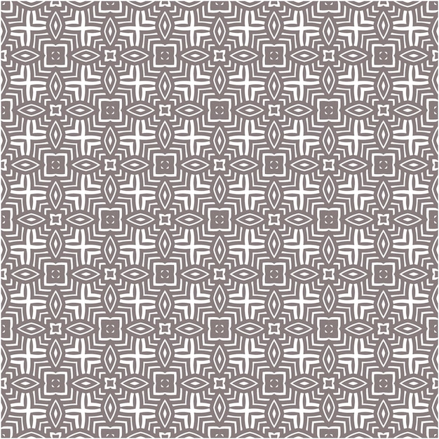Modèle Abstrait De Luxe Avec Style Ethnique