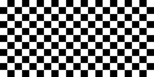 Modèle Abstrait Sans Couture Avec Fond à Carreaux Blanc Et Noir. Modèle D'échecs.