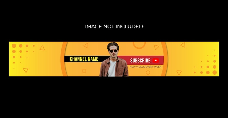 Vecteur modèle d'art de conception de couverture de bannière youtube professionnelle