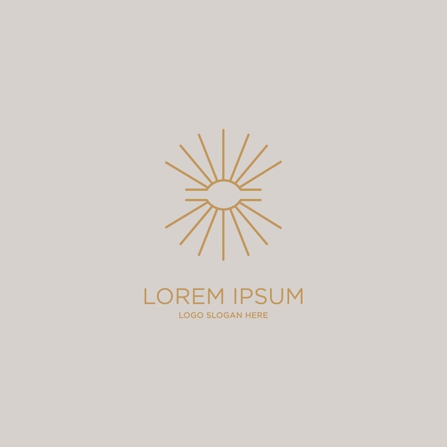 modèle d'art de conception de logo lorem ipsum