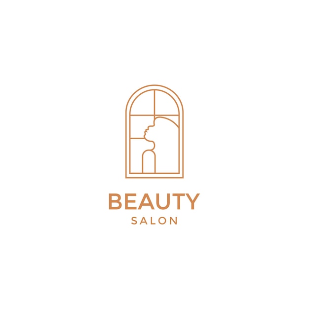 Modèle D'art De Conception De Salon De Beauté Logo