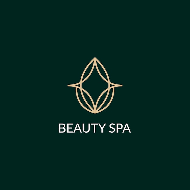 Modèle D'art De Conception De Spa De Beauté Logo