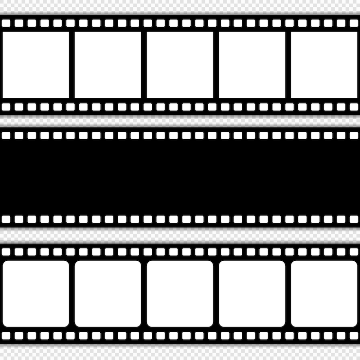Vecteur modèle de bande de film