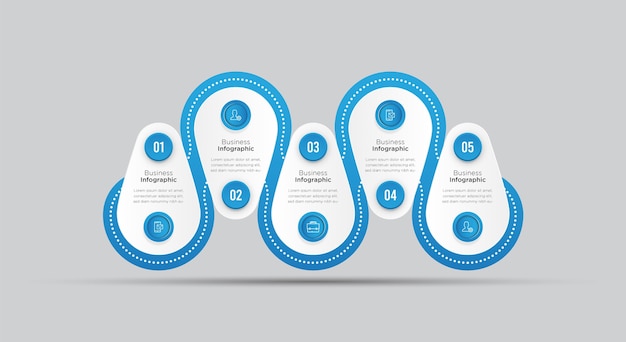 Modèle De Bannière Infographique D'entreprise