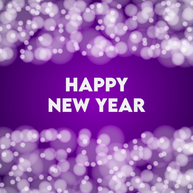 Modèle de bannière pour la bonne année