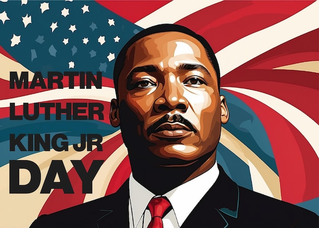 Modèle De Bannière Pour Les Médias Sociaux Du Jour De Martin Luther King Jr.