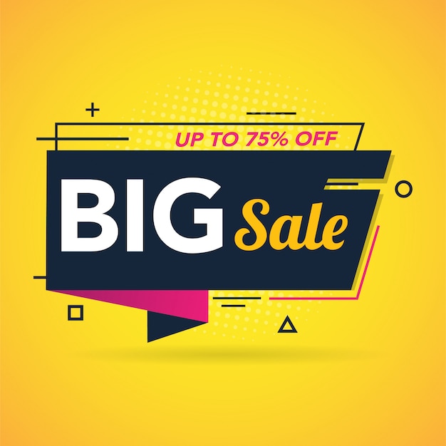 Modèle De Bannière De Promotion Big Sale