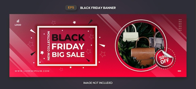 Modèle De Bannière De Vente Black Friday