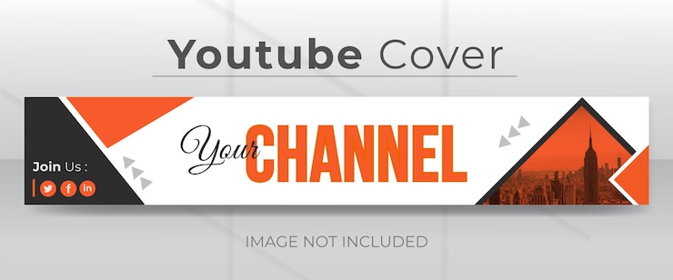 Vecteur modèle de bannière youtube art créatif de la chaîne youtube ou conception de couverture youtube