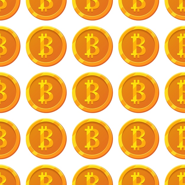 Vecteur modèle bitcoin pour la conception de jeux, les affaires, la conception de sites web