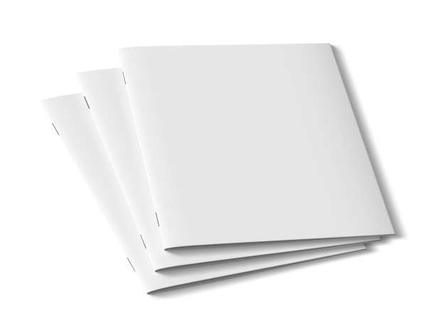 Modèle de brochure 3D claire pour les présentations