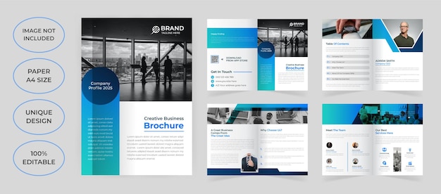 Modèle De Brochure De 8 Pages