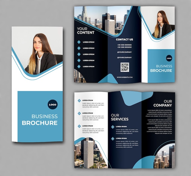 modèle de brochure d'entreprise créative de vecteur