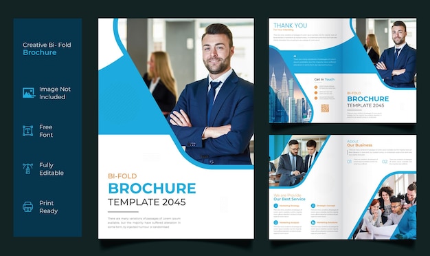 Modèle De Brochure Pliante D'entreprise