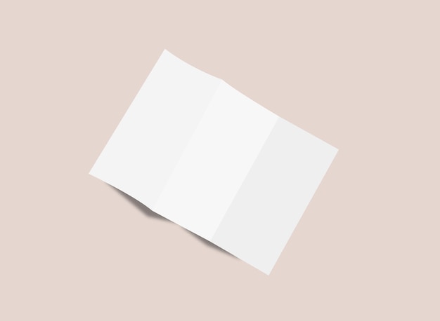 Modèle de brochure triplée