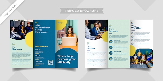 Modèle De Brochure à Trois Volets