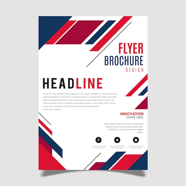 Modèle de brochure de vecteur créatif