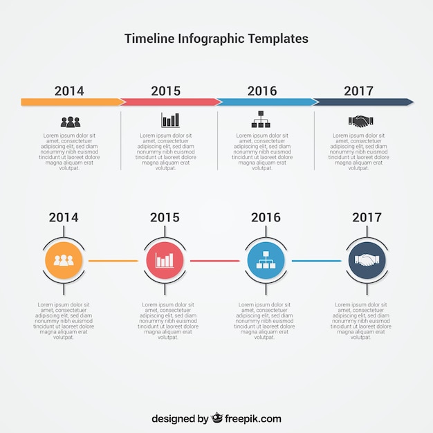 Vecteur modèle de calendrier infographic