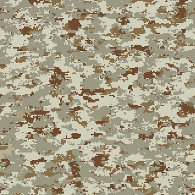 Vecteur modèle de camouflage numérique design plat