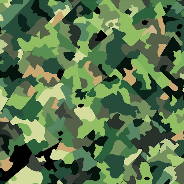 modèle de camouflage vectoriel arrière-plan pour l'armée et les militaires