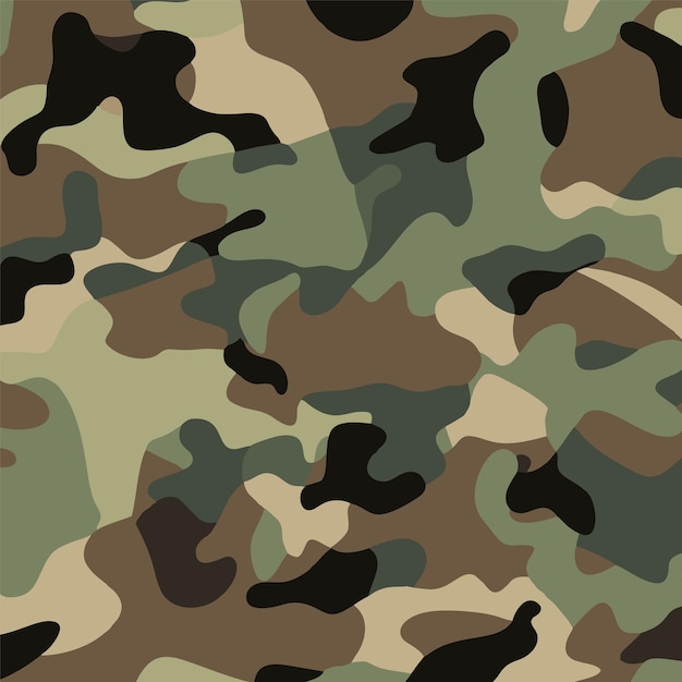 modèle de camouflage vectoriel arrière-plan pour l'armée et les militaires