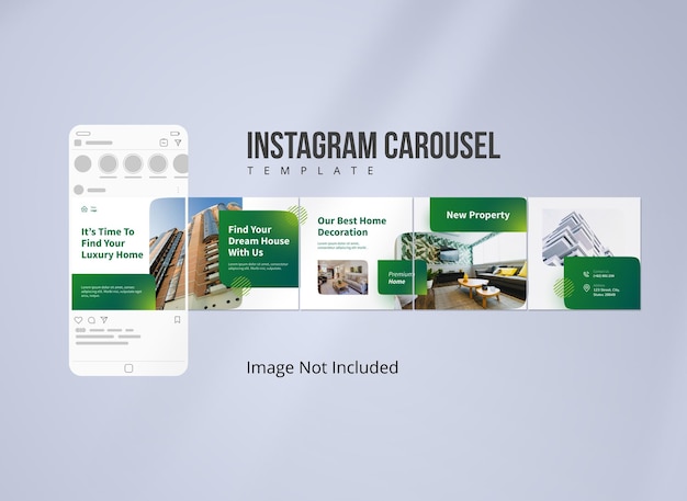 Modèle De Carrousel Instagram Minimaliste