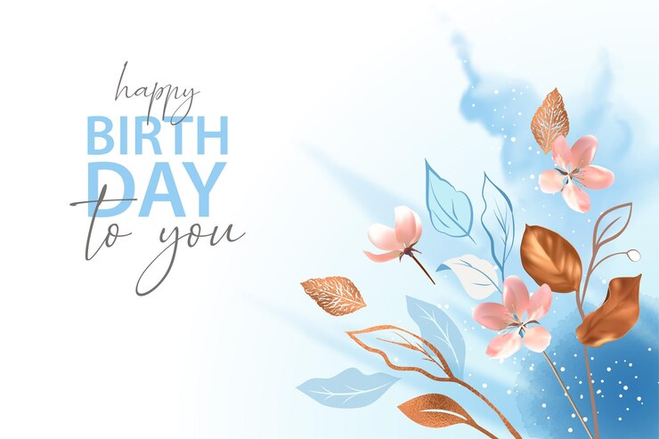 Vecteur modèle de carte d&#39;anniversaire
