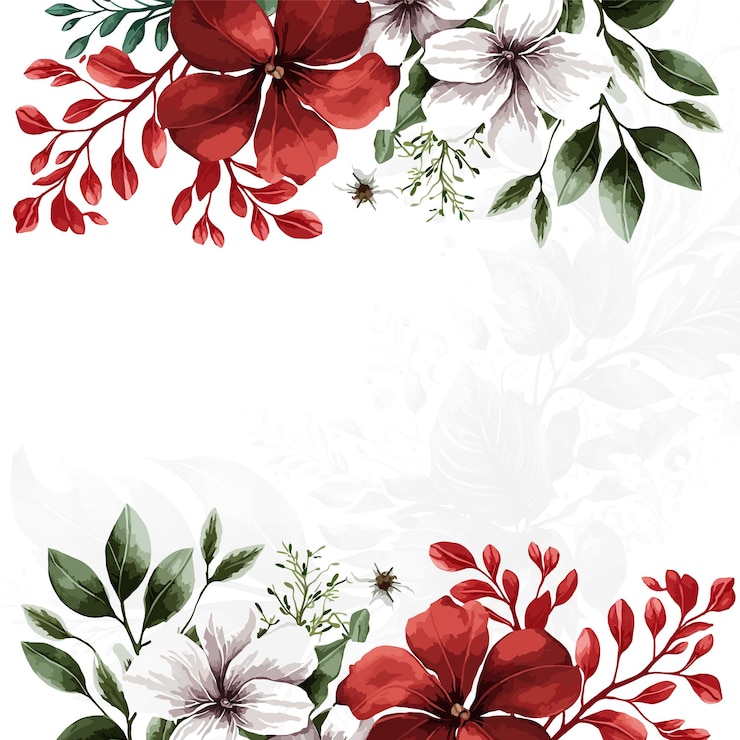 Vecteur modèle de carte d'invitation de mariage florale colorée et élégante